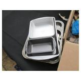 Variety of metal bakeware, Bamboo S...