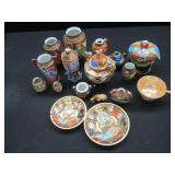 Collection of hand painted Japanese...
