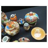 Collection of hand painted Japanese...