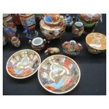 Collection of hand painted Japanese...