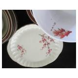 Large lot of Stoneware plates, fine...