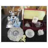 Vintage Shannon Crystal serving pie...