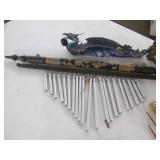 Japanese hand fan, decorative chop ...