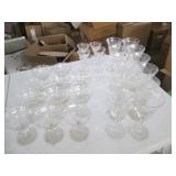 Large lot of various vintage etched...