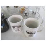 Rooster themed labeled shakers, tea...