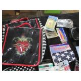 Cosmetic bags, hair accessories, or...