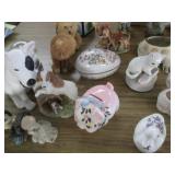 Collection of vintage planters, tri...