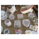 Collection of vintage planters, tri...