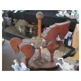 Collection of carousel horse and un...