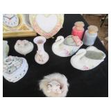 Floral desk set with a variety of h...