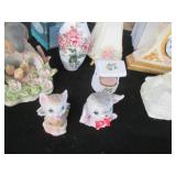 Floral desk set with a variety of h...