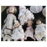 Porcelain doll collection...