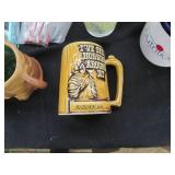 Glass drinkware, mugs, salt and pep...