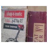 Vintage French fry cutter and food ...