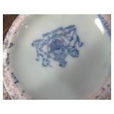 Vintage Blue and White Ironstone gl...