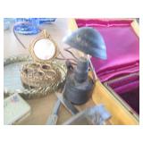 Vintage Wood jewelry box, trinket b...