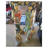 Assorted size vintage ceramic Orien...