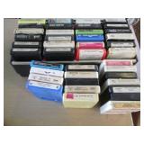 Vintage 8-track cassettes with hard...