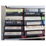Vintage 8-track cassettes with hard...