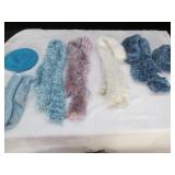 Lot of colorful soft material hand ...