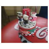 Pair of vintage metal Coca-Cola Cha...