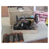 Vintage Singer sewing machine with ...