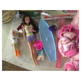 Large coloring pads, Mattel battery...