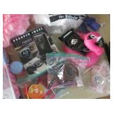 Large coloring pads, Mattel battery...