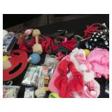 Pet clothing, toys, training suppli...