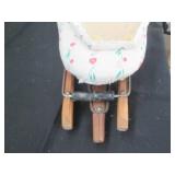 Vintage Wood ironing board plus tab...
