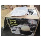 Rolling Marble tabletop fountain in...