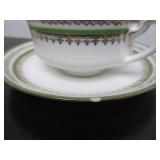 Set of 5 Antique Austrian Bouillon Cups w/Saucers - ca. 1895