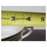 Set of 5 Antique Austrian Bouillon Cups w/Saucers - ca. 1895