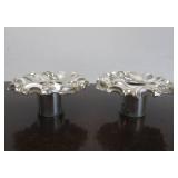 Antique Genuine Silver Hallmarked Candle Holders