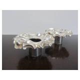 Antique Genuine Silver Hallmarked Candle Holders