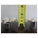 Antique Genuine Silver Hallmarked Candle Holders