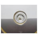 Pair of Antique Lobmeyr Art Nouveau Quatrefoil Iridescent Wine Glasses - Vienna - ca. 1895