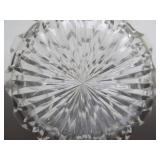 Matching Pair of Antique Cut Crystal Decanter