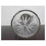 Antique Hallmarked Genuine Silver & Crystal Claret Jug