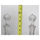 Beautiful Matching Pair of Antique Cut Crystal Decanters