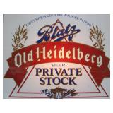 Working Vintage BLATZ Old Heidelberg Lighted Beer Sign