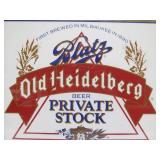 Working Vintage BLATZ Old Heidelberg Lighted Beer Sign