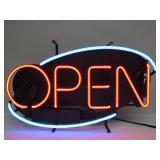 Working Lighted OPEN Sign