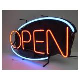 Working Lighted OPEN Sign