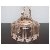 Excellent Figural Glass Maiden Flower Frog #3 - Pink