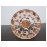 Excellent Figural Glass Maiden Flower Frog #3 - Pink