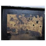 Great Looking Antique ca. 188 Brass & Cast Iron Hand Crank Fluting Iron