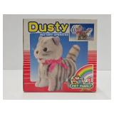 Vintage DUSTY Battery Operated Cat Toy w/Original Box