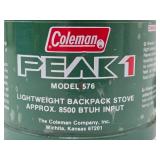 Vintage COLEMAN Peak Backpack Camp Stove