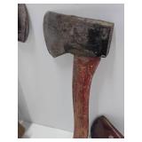 2 Vintage Hatchets w/Head Covers - Plumb & Collins